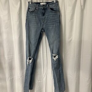 KanCan Womens Estilo 90s Boyfriend Distressed Tapered Jeans 3/25 (1217)